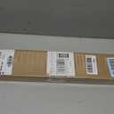 Cordless Vinyl Mini L Blinds 27" W x 36" H, 1" Slat White Horizontal Windows L Blind for Door, Shades, Camper, Light Filtering, Interiors, Arrive 1/2 Inch Narrower Indoor