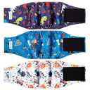 Paw Legend Washable Dogs Diapers Male Dog Belly Bands for Male Dogs Diapers Reusable Puppy & Doggie Diapers Male (3 Pack, Small)