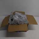 Maxsoft Runner Rug for Bedroom, 2x6 Feet Soft Shaggy Area Rugs Fluffy Carpet for Hallway Bedside, Upgrade Non-Slip Shag Plush Rug for Dorm Living Room, Tie-Dyed Light Grey