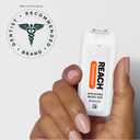 REACH Dentotape Waxed Dental Floss Tape, Unflavored, Extra Wide Floss, Shred & Frey Resistant, Plaque Remover for Teeth, Easy on Gums & Teeth, Oral Care, PFAS Free, for Adults & Kids, 6 Pack, 100 yd