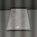 EHouseHome Heavy Duty Fabric Tablecloth with White Lace-Waterproof/Wrinkle Free/Stain Resistant/Oil Proof-for Dining,Indoor&Outdoor,Wedding,Holiday,White,Square 70x70Inch