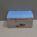 Aluminum 4-in-1 Charging Station for Samsung/Android with 3-Level Night Light, 18W Wireless Charger for Galaxy S25 Ultra/S24/S23/S22/Note 20,Galaxy Watch Ultra/8/7,Galaxy Buds 3 Pro(Black)