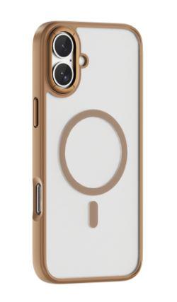 ZIYE Magnetic Case Made for iPhone 17 6.3 Inch [Compatible with MagSafe] Soft TPU Slim Phone Cover Anti-Scratch Drop Protection Clear Phone Case for Women Men, Gold