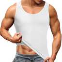 TAILONG Compression Shirts for Men Shapewear Slimming Body Shaper Waist Trainer Vest Workout Tank Tops Abdomen Undershirts XS/S