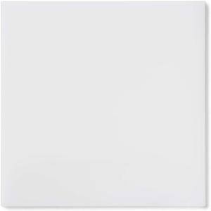 Rock Hard Plastics - 12" x 12" White Acrylic Sheet Lucite Plexiglass - (Actual Size 11.875" x 11.875" - .118" (1/8")