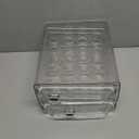 HIYOHIYO Clear 40 Egg Holder for Fridge, High Capacity Egg Storage for Refrigerator, Large Egg Container for Refrigerator, Stackable Eggs Storage Trays for Countertop (2 Layer, 9.8"x 8.5"x 5.5")