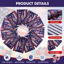 2 Pack USA Anniversary 250th Flag Banner Small Mini American 1776-2026 Bunting Garland Flag Patriotic Decorations for 4th of July Outdoor Front Door Porch Wall66 Feet 60Pcs 5x8Inch