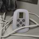 Sweetcrispy Heated Blanket Twin Size, 62''x84'' Heating Electric Blanket with 10 Heat Levels and Auto-Off, Washable Dual-Sided Flannel & Sherpa Fabric Electric Blanket Warmer ETL Certificated