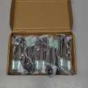 Toothbrush Replacement Brush Heads for Philips Sonicare C1 C2 ProtectiveClean 4100 5100 5300, Electric Sonic Tooth Refill Head Plaque Control, 10 Pack, Black