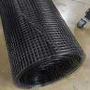 SEBOSS Black Hardware Cloth 1/2 inch 48 x 50 ft 19-Gauge, PVC Coated Wire Mesh Roll Chicken Wire Mesh Chicken Wire Fencing Wire Fence Roll Garden Fencing Welded Wire Tree Guard