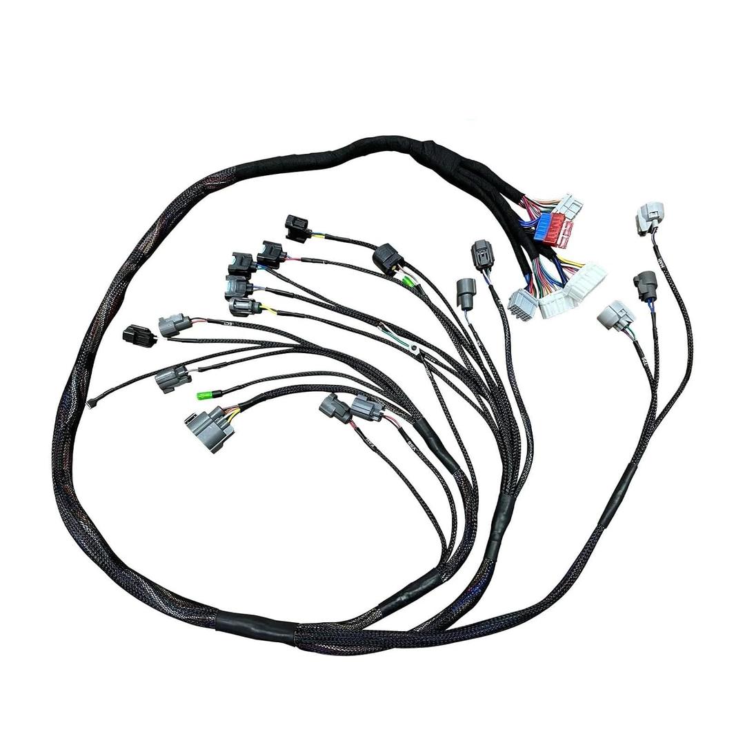 Engine Wiring Harness, Compatible with Honda Civic Integra B16 B18 D16 Series Engines, OBD2 Replacement Harness Part CNCH-OBD2-1