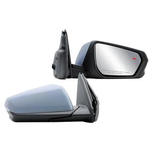 Passenger Side Mirror for 2018-2024 Chevrolet Equinox/GMC Terrain | with Turn Signal Light & BLIS Blind Spot Sensor | Primer Paintable Back Cover | Manual Fold | Heated Glass