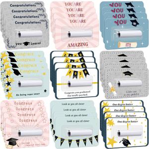 36 Set Graduation Cash Gift Card Money Holder for Gifting Cash Check Class of 2026 Graduation Gifts with Plastic Cover and Adhesive Grad DIY Gift Card for High School College Graduate Party