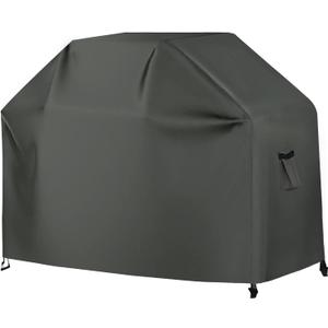 ABCCANOPY Grill Cover Gas Barbecue Oven Cover Outdoor Waterproof and Dustproof Weatherproof Uv Resistance Tear Proof Bottom Buckle Fixation Heavy Outdoor Covers Outdoor Grill Cover 58x24x48 Grey