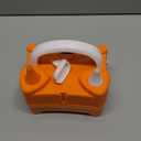 Electric Balloon Pump for Party Decorations  Portable Inflator, Auto Shutoff, Balloon Air Pump Dual Nozzle Rose Red 110V 600W  (Orange)