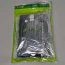 LAMA 2 Pack Waterproof Rain Cover for Backpack, Reflective Rainproof Protector for Anti-Dust and Anti-Theft, L Size (for 45L-55L Backpack), 2 Pcs Black