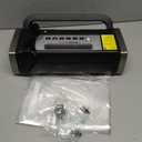 Bonsenkitchen Vacuum Sealer Machine, Globefish Technology for Perfect Vacuum Sealing, Powerful Low-Noise Food Vacuum Sealer with Easy Handle Design, Built-in Cutter and Bag Storage, 2 Bag Rolls (Silver Black)