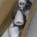 vivihobb Modern 3-Light Track Lighting Fixture, Black Metal Ceiling Spotlight with Flexible Rotatable Heads, GU10 Base Directional Track Light for Kitchen, Hallway, Living Room & Gallery