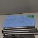 Microfiber Mops for Hardwood Floor Cleaning - BPAWA Flat Floor Mop with 4 Washable Pads for Laminate Wood Tile Vinyl Home Kitchen Bathroom - 59" Adjustable Handle (Gray)