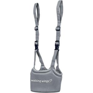Upspring Baby Walking Wings Learn to Walk Assistant, Gray, Handheld Baby Walker Harness for Babies and Toddlers
