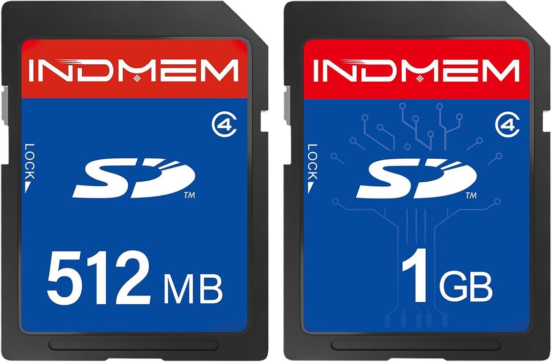 SD Card 512MB+1GB,Class 4 Flash Memory Card 1GB MLC Standard Secure Digital Cards Camera Cards