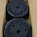 US Weight 105 Pound Barbell Weight Set for Home Gym| Adjustable Weight Set with Two Dumbbell Bars and Full 6 Ft Bar, Black