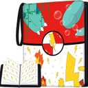 Trading Card Binder 9 Pocket Holds 900 Cards with 50 Removable Sleeves, Large