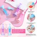 VILLCASE 3pcs Diamond Art Pens, Flower Pot Shaped Diamond Art Painting Tools, Manual Point Drill Pen Bead Dot Tools for DIY Mobile Phone Kits and Nail Accessories (Non-Automatic), Medium