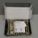 Ravinte 30 Pack 5 Inch Cabinet Pulls Champagne Bronze Stainless Steel Kitchen Drawer Pulls Cabinet Handles 5 InchLength, 3 Inch Hole Center