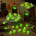 Yookeer 30 Sets Mental Health Gifts Funny Resin Duck Glow in The Dark Resin Duck with Your Present Is Inside Box, Naughty Office Gag Gifts for Coworker Adult Friend Women Men Employee (Yellow)