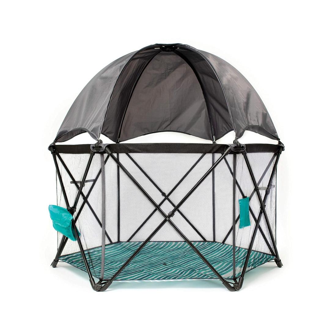 Baby Delight Go with Me Eclipse Deluxe Playard, Watercolor Stripe Base