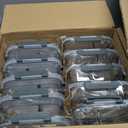 KOMUEE 10 Packs 30oz Glass Meal Prep Containers 2 Compartments,Glass Food Storage Containers with Lids,Airtight Lunch Bento Boxes,Microwave,Oven,Freezer and Dishwasher Safe (Gray)