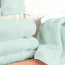 Cotton Paradise Hand Towels for Bathroom, 100% Cotton Turkish 4 Piece Hand Towel Set, Soft Absorbent Face Towels, Mint Hand Towels