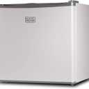 BLACK+DECKER 1.2 Cu. Ft. Compact Upright Freezer, BUFK12W, White | Energy Star Certified, Mini Deep Freeze with Full-Width Wire Shelf, Mini Freezer Stores Up To 42 lbs.