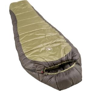 Coleman North Rim 0F Big & Tall Sleeping Bag, Cold-Weather Mummy Sleep Sack with No-Snag Zipper & Adjustable Hood for Warmth & Ventilation, Large Camping Sleeping Bag