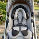 Pro Goleem Car Seat Head Support Infant, Soft Infant Car Seat Insert, 2 in 1 Carseat Head Support for Newborn, Perfect for Car Seat, Stroller, Swing, Bouncer, Gray and Black
