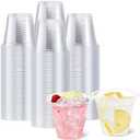 BYSNOW 250 Pack 9 oz Disposable Plastic Cups for Party, Plastic Wine Cups with Higher Heat Resistance (9oz 250pack)
