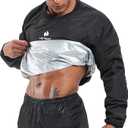 HOTSUIT Men Sauna Suit Sweat Suits Durable Gym Exercise Workout Jacket Large