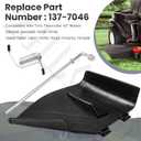 137-7046 Deflector Chute w/Mounting Hardware Compatible with Toro Timecutter Exmark Quest E-Series 42" Mower SW4200 ZS4200S 75742 74665 75748 75749 74667 74677 74705 74711 75742TA 75742W