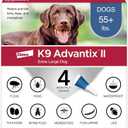 K9 Advantix II XL Dog Vet-Recommended Flea, Tick & Mosquito Treatment & Prevention | Dogs Over 55 lbs. | 4-Mo Supply