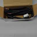 DREAMIZER Motorcycle Chopped Rear Fender Edge LED Brake License Plate Tail Light Stop Running Light Turn Signal Lamp for Harley Sportster XL883N 1200N XL1200V XL1200X (Black Lens)