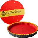 Pie Weights for Blind Baking 9" Tart Pan, Silicone Pie Weight for Baking Crust, Reusable Pies Crust Weights – for Pies/ Tart/ Quich– Food-Safe, Dishwasher Safe – Designed Exclusively for 9 in. Tart Pan