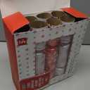 JOYIN 10 Pack Christmas No Snap Party Table Favor with Red & White Snowflake Design, with Party Hat, Joke & Little Gift Inside, for Xmas Gift, Christmas Seasonal Holiday Dinner Traditions