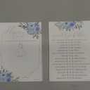 Blue Floral Bridal Shower Games for 15 Guests, Fun & Classy Wedding Engagement Party
