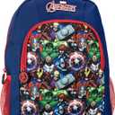 Marvel Backpack For Boys | Avengers Backpack | Captain America And Iron Man Backpacks | Kids Superhero Bag | Blue One Size