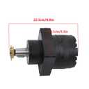 Autoparts Wheel Motor 483190 600922 5100407 27-504 Replacement for Gear HGM-15E-3138 for Stens 025-507 for Scag 482639 481529 for Bobcat 4159280