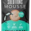 Tiki Cat Solutions Mousse Skin & Coat Mousse, Salmon Recipe, Specially Formulated with Omega Fatty Acids, Functional Wet Cat Food for Adult Cats, 2.4 oz. Pouch (12 Pack) (EXP 11/29/27)