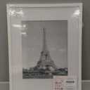 upsimples 16x20 Picture Frame, Display Pictures 11x14 with Mat or 16 x 20 Without, Wall Hanging Poster Frame, White, 1 Pack