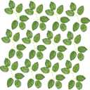 40pcs Simulation Rose Leaf Fake Greenery Plants for Craft DIY Wedding Party Decorations