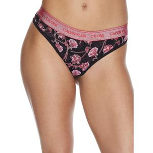Calvin Klein Glitter Floral Bikini (X-Small, Black)